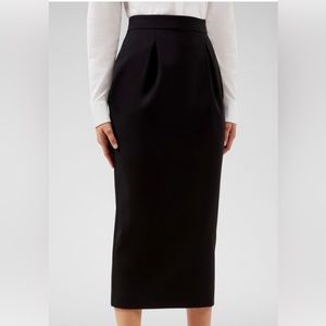 Versace new black long skirt with tags